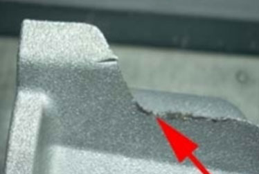 6 motivi di segni di trascinamento su pressofusione in lega di alluminio